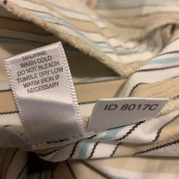 🍁 Ann Taylor Loft striped stretch pant 10 EUC - Picture 15 of 15